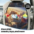 thumbnail image 5 of Naloa Rainbow Cloud White Horse 2Pcs Anti-Kick Back Seat Cover Kick Mat, Car Seat Protector with 3 Storage Pockets, 5 of 8