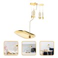 thumbnail image 3 of 1 juego de portavelas giratorio portavelas portavelas de té candelabro de boda HOMEMAXS MX16166416, 3 of 5