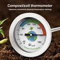thumbnail image 3 of Stainless Steel Soil Thermometer Long Probe Temperature Gauge Planting Meter Test Sensor Composting Garden Accessories, 3 of 8
