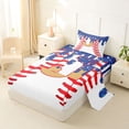 thumbnail image 2 of Erosebridal Kids Baseball Ball Gamer Twin Sheet Sets,Watercolor Monogrammed J Bedding For Boys 3 Pieces, 2 of 6