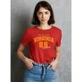 thumbnail image 2 of Virginia 86 Retro Sports T-Shirt Women -Image by Shutterstock, Female 4X-Large, 2 of 4