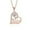 Gold, variant on S925 Sterling Silver Mom Necklace with Synthetic Cubic Zirconia, Heart Pendant Necklace Mothers Day Jewelry Gifts for Mom Grandma, Gold