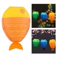 thumbnail image 1 of Farol de papel con forma de , decoración para fiestas con temática submarina, hecha a mano, bonita decoración para habitación infantil, para Amarillo, 1 of 8