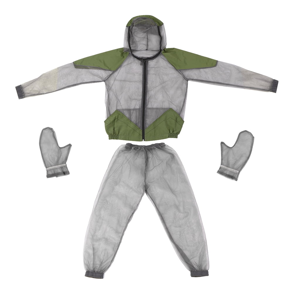 Fishing Hooded Mosquito Repellent Suit Mesh Outdoor Insect Protective Suits USA