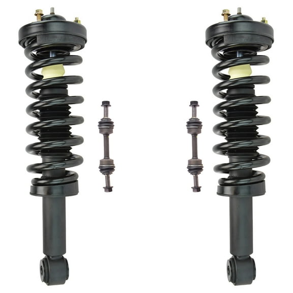 Front Complete Quick Loaded Strut Spring Assembly Sway Bar Link Kit Set 4pc 2WD SCA71222 Fits select: 2009-2013 FORD F150