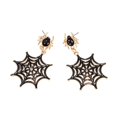 thumbnail image 2 of Halloween Earrings for Women Men - Spider Web Stud Earrings Gothic Halloween Themed Jewelry Accessories for Party Favors and Holiday Celebration, 2 of 9