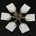 thumbnail image 2 of 12 Unidades Ganchos Adhesivos de Toallas de Pared de Puerta de Bano Cocina de Color Blanco, 2 of 4