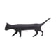 thumbnail image 4 of Estatua de gato, escultura animal, delicado adorno decorativo coleccionable moderno Negro, 4 of 9