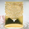 thumbnail image 4 of 20pcs Hollow Wedding Invitation Cards With Envelopes For Bridal Shower Party, 4 of 5