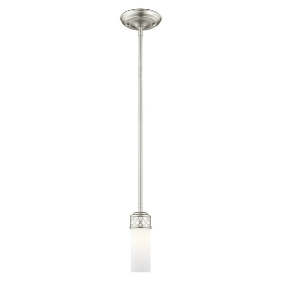 Livex Lighting Westfield Mini Pendant in Brushed Nickel