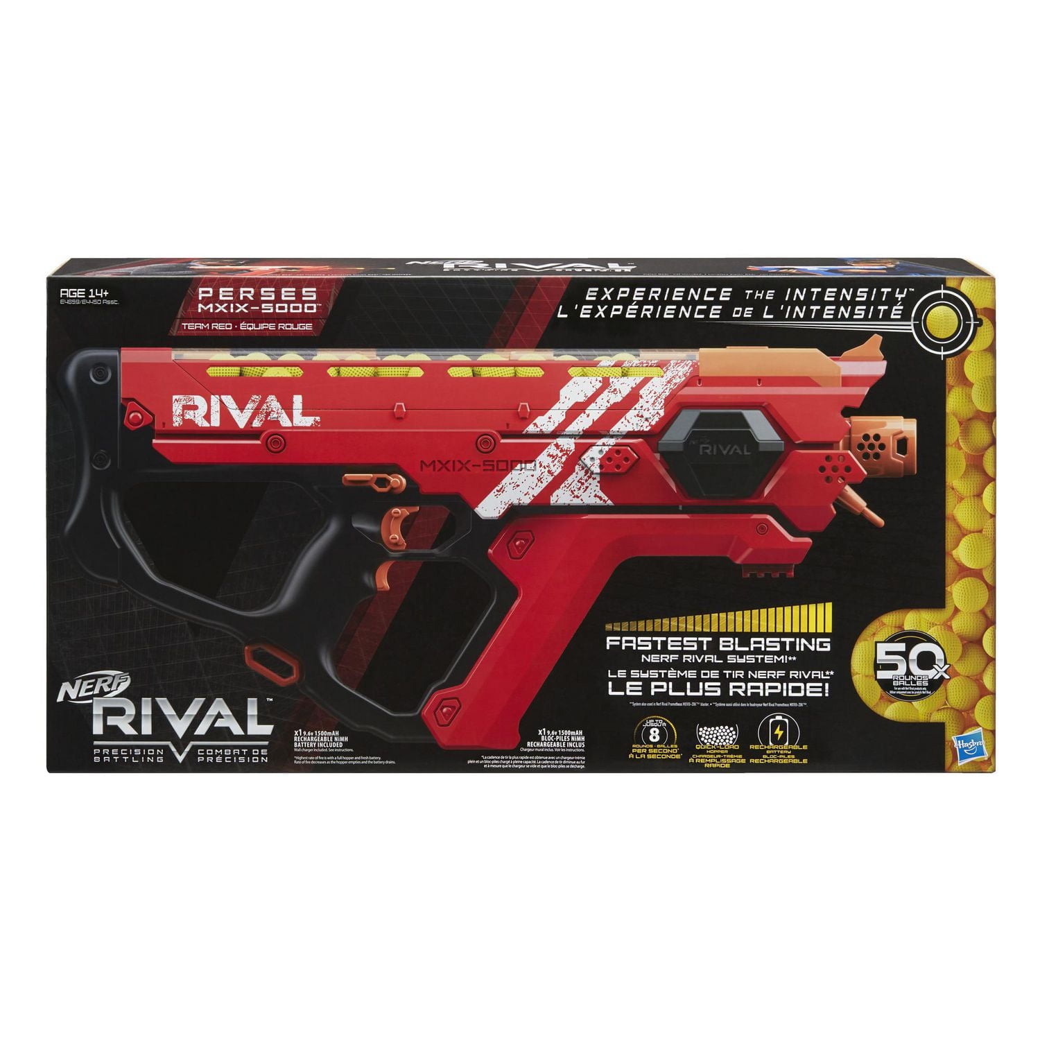 Perses MXIX-5000 Nerf Rival Motorized Blaster (red) - Walmart.ca