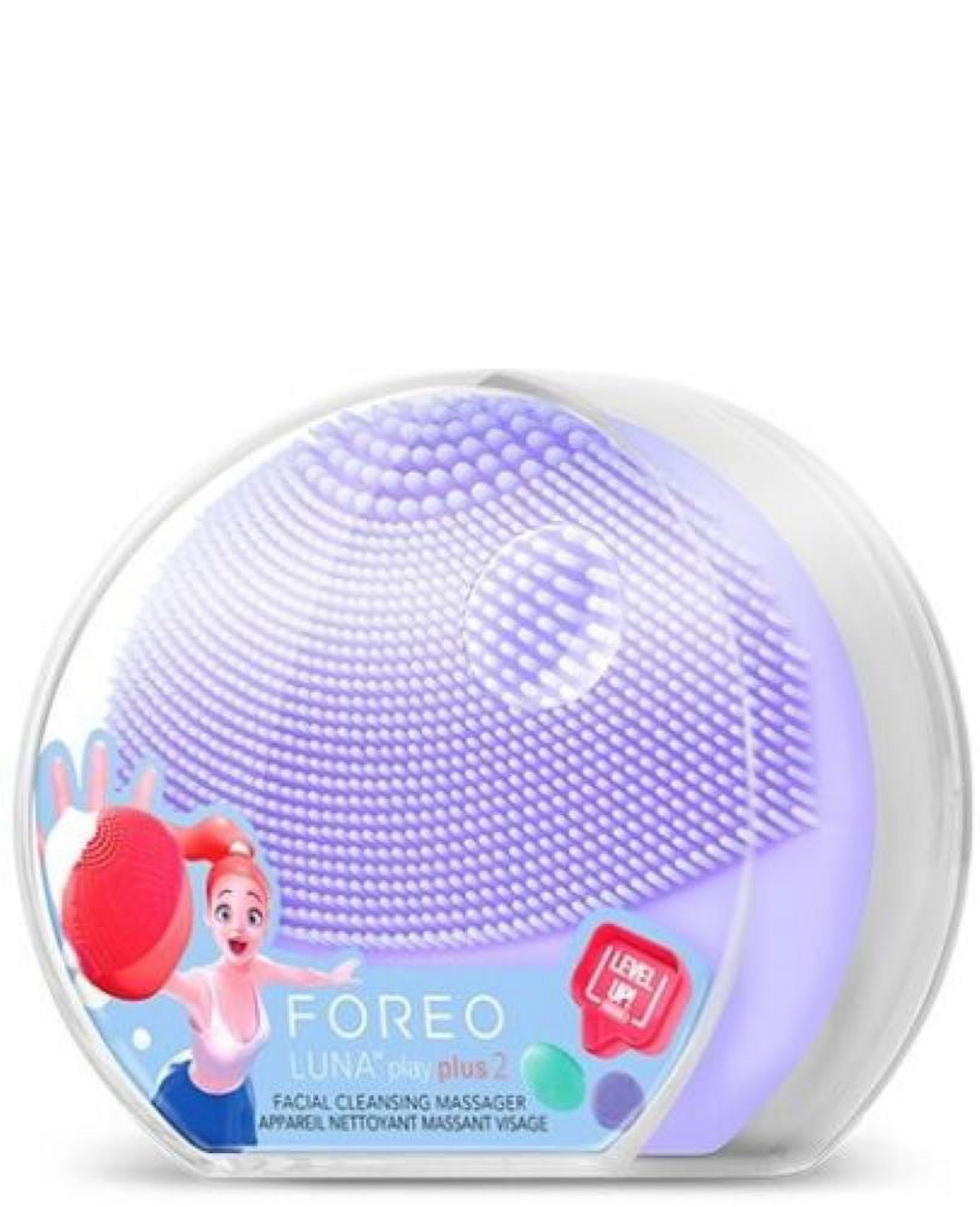 Play Luna Lilac Waterproof Facial Brush, Foreo 2 You Plus I Cleansing