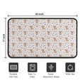 thumbnail image 5 of White Highland Cow Flower Pattern Door Rugs,Washable Non Slip Door Mats Indoor,Decorative Door Mats,Entry Mat Indoor for Entrance,Bedroom,Kitchen,Bathroom,30"x17", 5 of 6