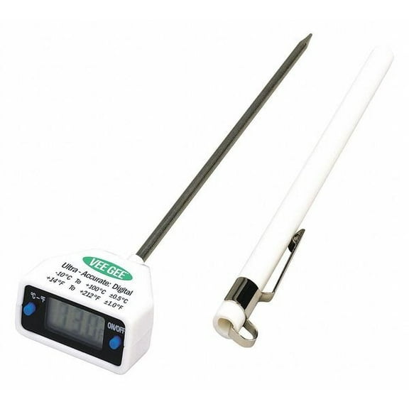 Vee Gee Digital Thermometer,5 in. Stem L 83110