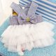 thumbnail image 3 of Vestido para perro mascota, vestido de princesa cachorro a rayas de moda, rayas verticales blancas M. Sailing Electrónica, 3 of 5