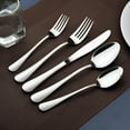 60 Piece Silverware Set for 12, Heavy Duty Stainless Steel Flatware