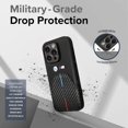 thumbnail image 4 of BMW Stamped Tricolour Stripe Case for iphone 15 Pro 6.1" Black - BMHCP15L22NSTB, 4 of 6