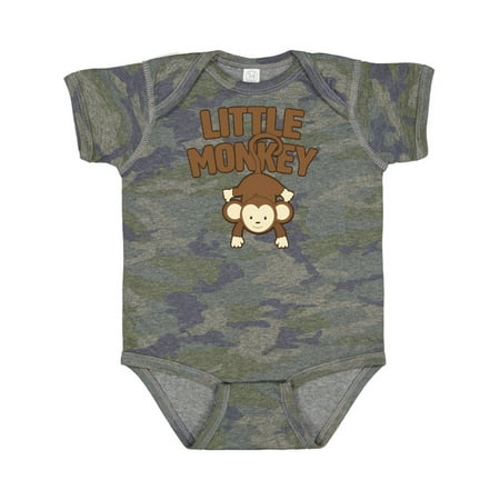 

Inktastic Little Monkey Gift Baby Boy or Baby Girl Bodysuit