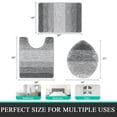 thumbnail image 2 of Ileading Traditional Bath Rug Set 3 Piece Microfiber Washable Bathroom Rug Set, 2 of 10