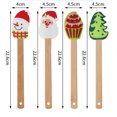 thumbnail image 3 of Bangcool Christmas Spatula Silicone Cute 4PCS Non-stick Baking Scraper Cream Spatula, 3 of 10