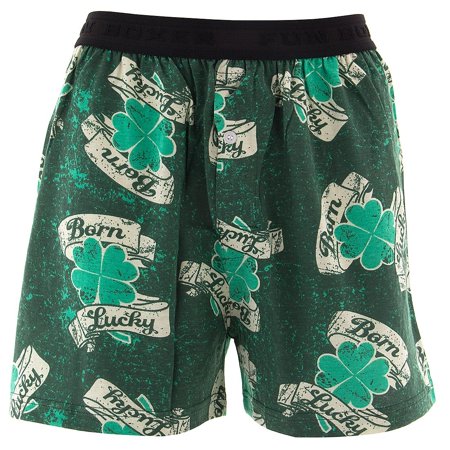 St S Day Born Lucky S Boxer Shorts Small st s day born lucky s boxer shorts small
