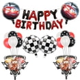 thumbnail image 4 of Set de coches McQueen con gran escudo facial, decoración de cumpleaños para niños, globo de dibujos animados, 4 of 5