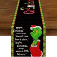 thumbnail image 1 of THE 2024 Grinch 13x72 Inch Mode Waterclor Plaid Christmas Trees Merry Xmas Table Runner, Seasonal Winter Holiday Kitchen Dining Table Christmas Decoration For Indoor Home Party, 1 of 7