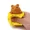 Yellow, variant on Stress-relieving Pet Cheese Mouse Cheese Pinch Fun Stress Ball Vent Squirrel Cup Prank Toy Fidget Toys