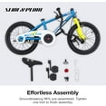 thumbnail image 4 of Christmas Gift Slide and Pedal 18in Kids Bike EZ Balance Pedal Switchable Bicycle, 18 Inch, Blue, 4 of 6