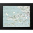thumbnail image 2 of Melious, Amy 18x15 Black Modern Framed Museum Art Print Titled - Blossoms and Butterflies II, 2 of 5