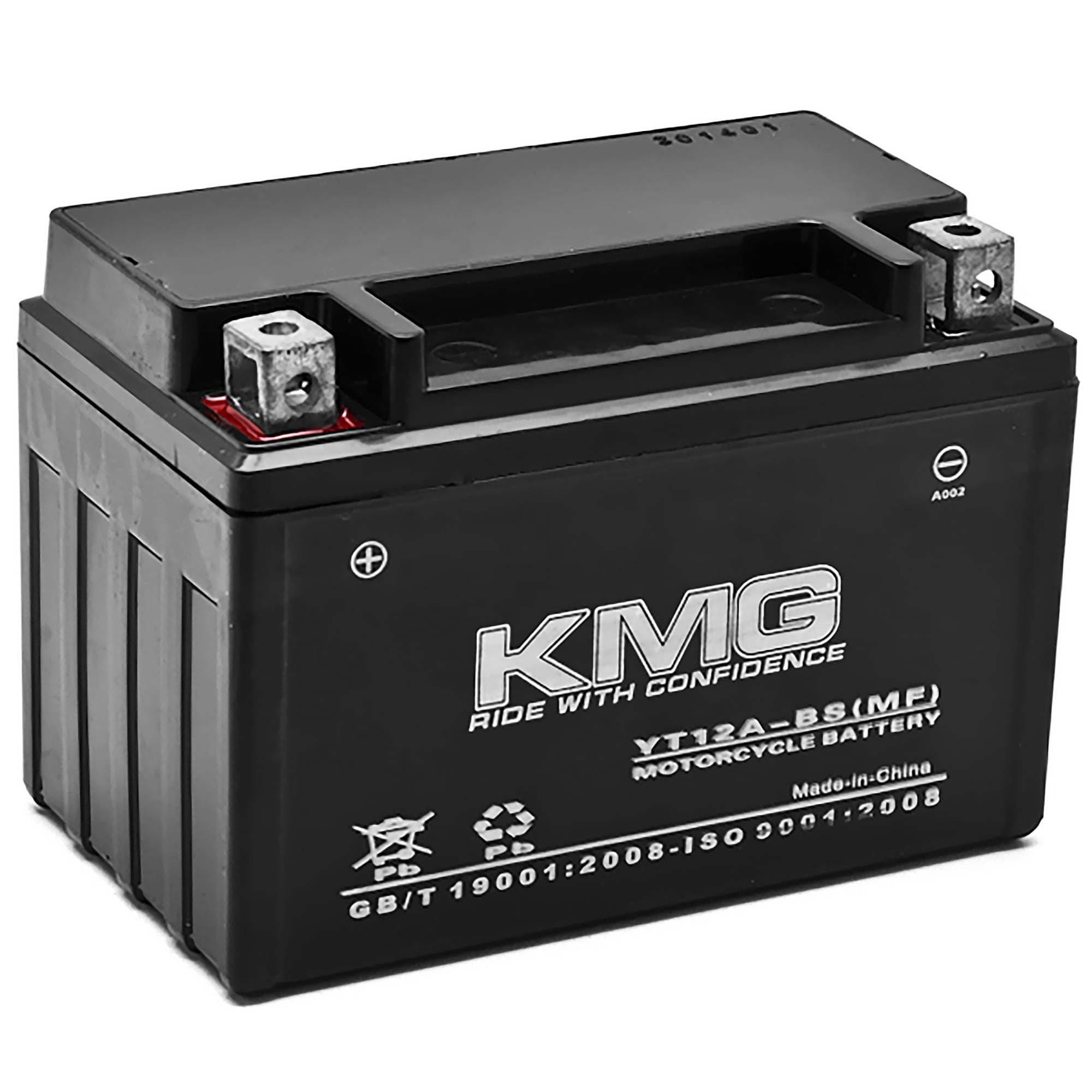 KMG Battery Compatible with Suzuki 1250 GSF1250S A Bandit FA 2007-2012 YT12A-BS Sealed Maintenance Free Battery High Performance 12V SMF OEM Replacement Powersport Motorcycle ATV Scooter Snowmobile