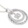 thumbnail image 3 of ALOV Jewelry Sterling Silver 50th Birthday It Took 50 Years of Life Journey to Become This Fabulous and the Best is Yet to Come Cubic Zirconia Pendant Necklace, 3 of 7