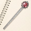 thumbnail image 3 of Coral Vintage Silver Lace-Edged Bookmark: a Unique Gift for Book Lovers, 3 of 5