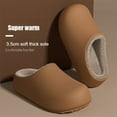 thumbnail image 2 of Women’s Waterproof Fleece Lined Slip-On Clog Slippers, Closed-Toe Warm Winter House Shoes, Thick Platform Anti-Slip Indoor Outdoor Comfort Mules, Cozy Plush Lining Lightweight Cushion Support, 2 of 5