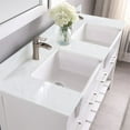 thumbnail image 6 of Georgia 60" Aosta White Stone Top Double Vanity w/o Mirror White, 6 of 11