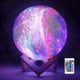 thumbnail image 1 of 16-Color LED Night Light with Wooden Stand, Remote and Touch Control for Galaxy and Lava Effects, 1 of 5
