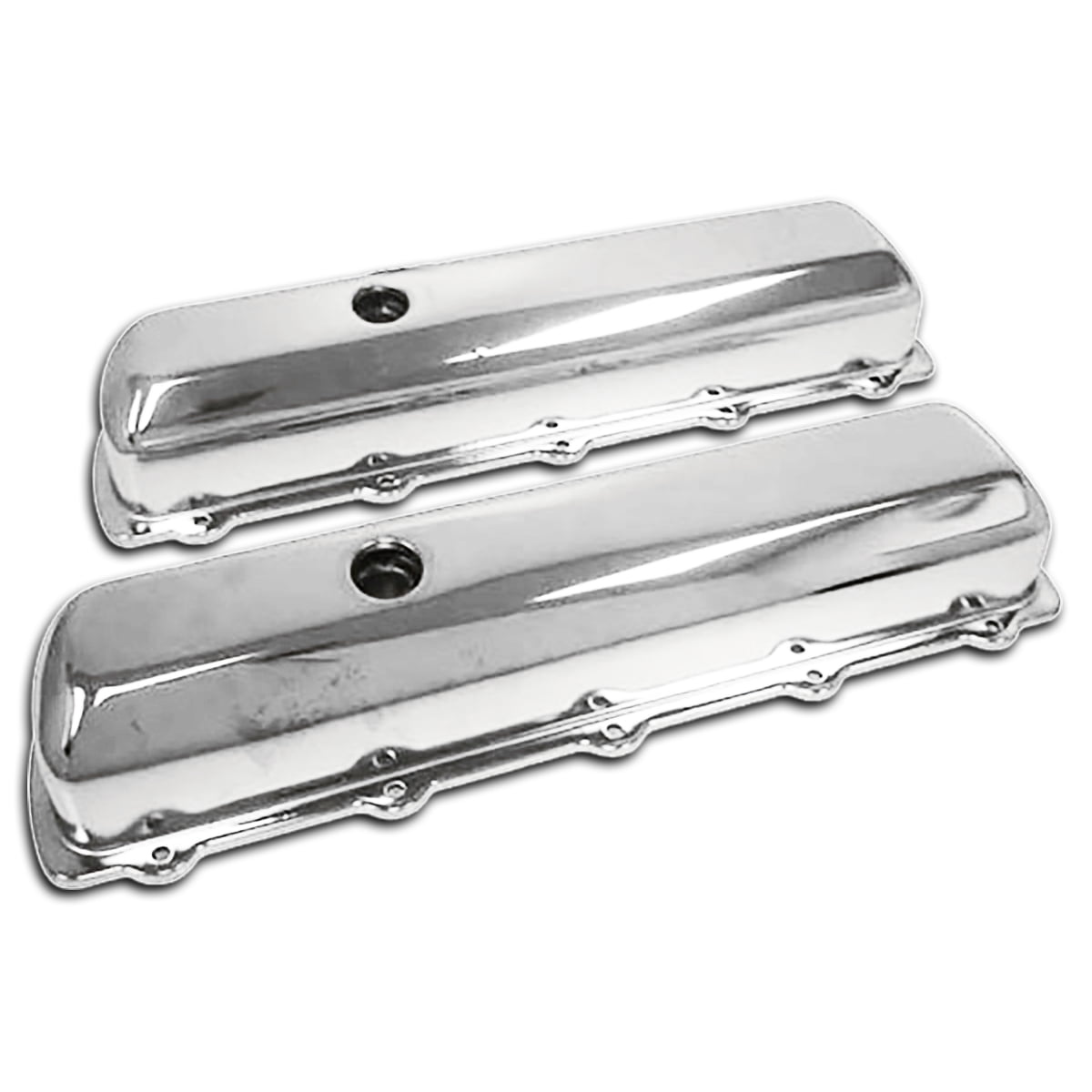 Fits 19641980 Oldsmobile 330350400425455 V8 Steel Valve Covers Chrome
