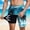 (New25)Sky Blue, variant on Thousandth Men's 2 in 1 Swim Trunks Casual Trendy Quick Dry Board Shorts Compression Liner Elastic Drawstring Loose Summer Vacation Pants for Swimming Surfing