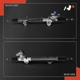 thumbnail image 2 of A-Premium Power Steering Rack and Pinion with Boots Compatible with Infiniti FX35 2009-2012 FX37 2013 FX50 2009 QX70 2014-2017 with Hydraulic Power Steering, 2 of 8