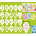 thumbnail image 4 of Plantilla hueca para huevo de Pascua Plantilla para impresión de galletas con forma de huevo de Pascua, 4 of 4