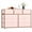 Pink, variant on White Dresser for Bedroom, 10 Drawers Dresser for 55'' Long TV Stand, Storage Organizer for Closet, Living Room, Entryway, Fabric Dresser, Wood Top, Metal Frame
