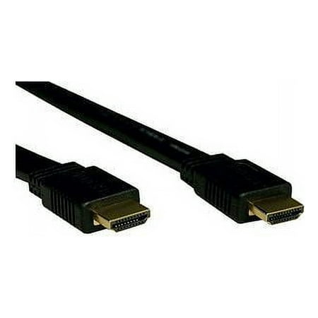 UPC: 0037332137975 | Tripp Lite High Speed HDMI Flat Cable Ultra HD 4K x 2K Digital Video with Audio (M/M) Black 6-ft. (P568-006-FL)