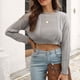 thumbnail image 5 of Suéteres Para Mujer Suéteres de Otoño Suéter Sólido de Moda Informal Suéter de Cuello Redondo de Manga Larga Odeerbi  ODB146425, 5 of 8