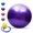 Purple, variant on Suodoka Anti-Burst Fitness Yoga Ball with Hand Pump Thickened Stability Balance Ball for Core Training Physical Therapy Home Gym, Pink, 45cm / 17.7 inches