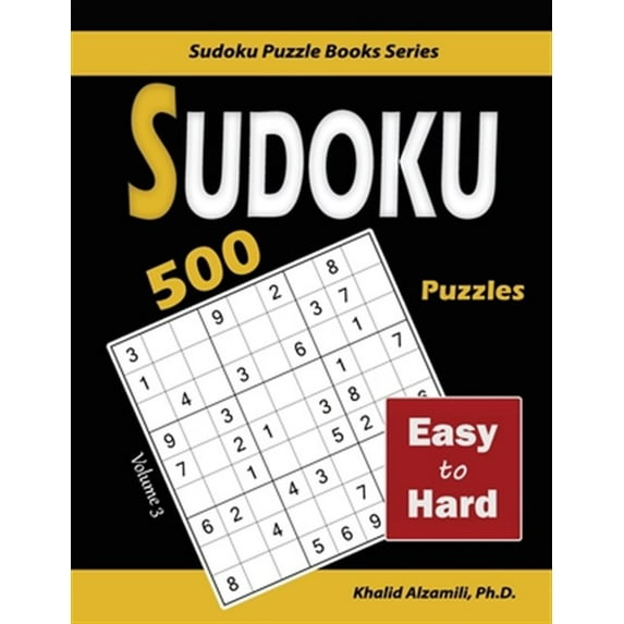 Pre-Owned Sudoku Puzzle Books: Sudoku: 500 Easy to Hard (Paperback)