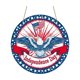 thumbnail image 2 of Independence Day America Wooden Hanging Decoration Patriotic Round Wall Decor For Home And Porch Festival Celebration Hanging Board Decoration, 2 of 6