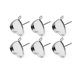 thumbnail image 1 of KAIYANG 20 piezas de base para pendientes de acero inoxidable, accesorios para pendientes con base de corcho, 1 of 1