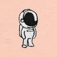 thumbnail image 2 of Dalix Astronaut Embroidered Shorts Washed Soft Fleece Relaxed Drawstring Pocket Fit Lounge Womens in Blush L Large, 2 of 5
