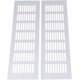 thumbnail image 1 of Silver Aluminum Ventilation Grille - 80 X 300 Mm, Per - Pack Of 2, 1 of 5