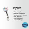 thumbnail image 2 of Lots Of Sweet Jellyfish Retractable Reel ID Badge Key Card Name Tag Holder with Clip, 2 of 7